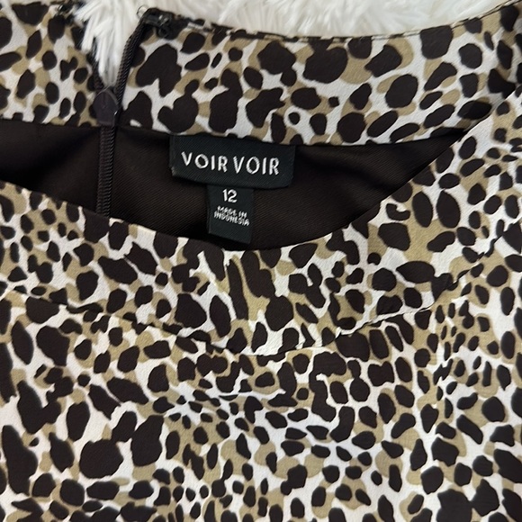 Voir Voir Sleeveless Fit and Flare Dress- Animal Print - Picture 8 of 15
